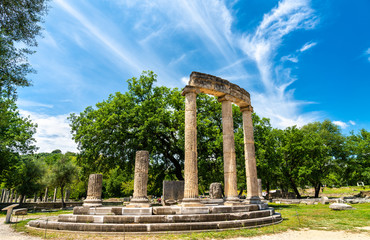 The Philippeion at Olympia in Greece