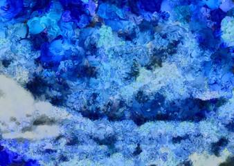 Abstract art painted texture background. Textured oil strokes and splashes on canvas. Simple creativity pattern for design. Close up macro palette in mixed colors. Original grunge backdrop.