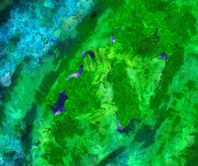 Colorful scratched grunge texture. Dry oil strokes background. Design pattern.