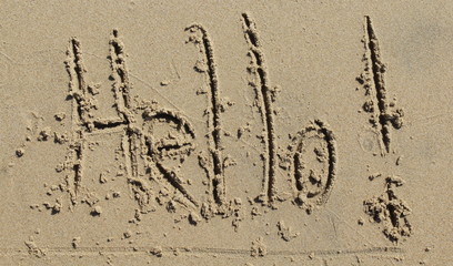 Saluti dalla spiaggia - vacanze