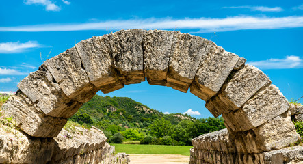 Archaeological Site of Olympia in Greece