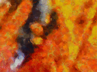Obraz na płótnie Canvas Abstract art painted texture background. Textured oil strokes and splashes on canvas. Simple creativity pattern for design. Close up macro palette in mixed colors. Original grunge backdrop.