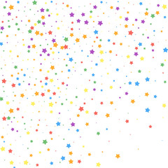 Festive confetti. Celebration stars. Joyous stars 
