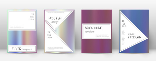 Flyer layout. Stylish magnificent template for Bro