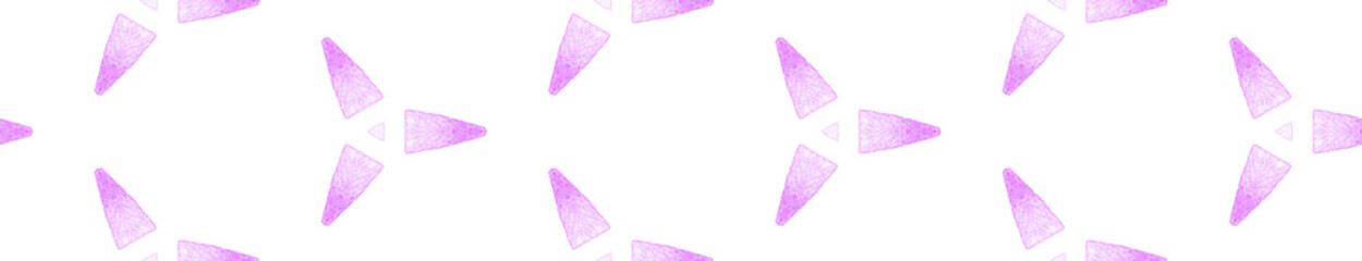 Violet purple vintage retro Seamless Border Scroll