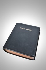 Closed bible with stylized background - Holy Bible