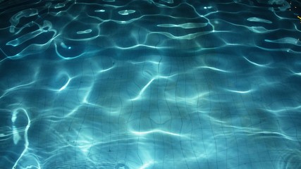 water in pool