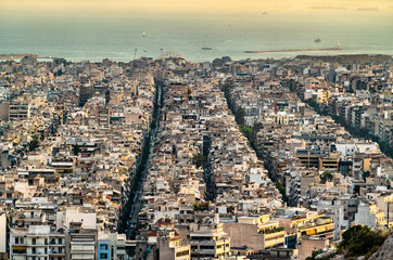 View of Athens from Filopappou Hill, Greece