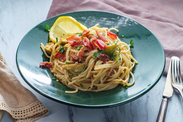 Italian Spaghetti Alla Carbonara