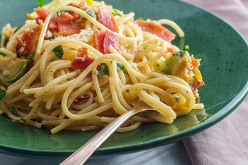 Italian Spaghetti Alla Carbonara