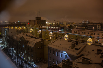 Fototapeta premium Winter in Saint Petersburg, Russia