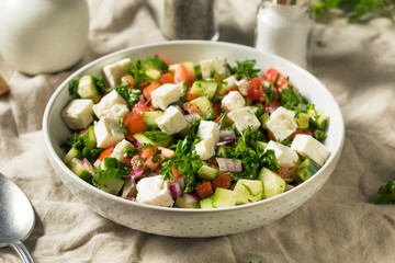 Homemade Cucumber Shepards Salad