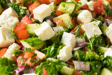 Homemade Cucumber Shepards Salad
