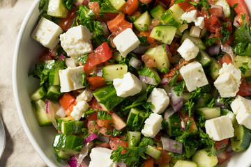 Homemade Cucumber Shepards Salad