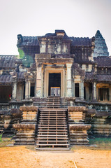 Ancient temple complex Angkor Wat, Siem Reap, Cambodia.