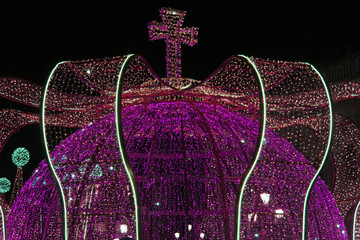 Light Christmas crown