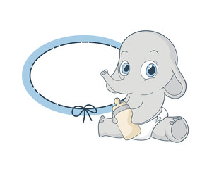 adorable baby elephant