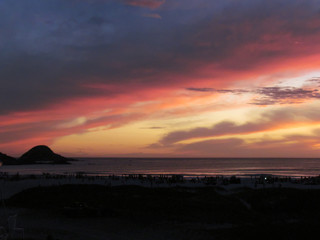 Sunset at Big Beach (Praia Grande) - Rio de Janeiro - Brazil