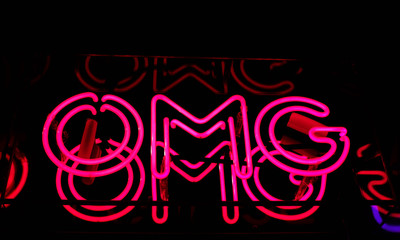 Neon object on Lx factory in Lisbon.