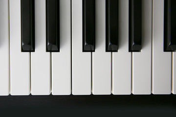 background of piano key in details