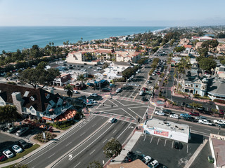 Fototapeta na wymiar Carlsbad, California beach town landscape views