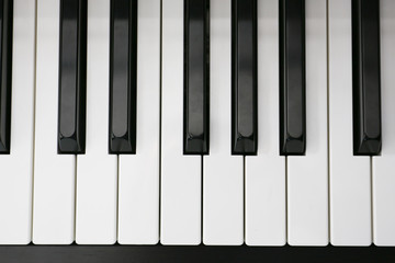 background of piano key in details