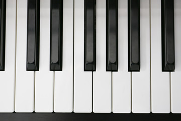 Naklejka premium background of piano key in details