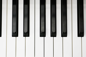 Naklejka premium szczegóły tła klawisza fortepianu