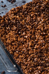 Homemade Chocolate Rice Crispy Treats