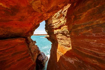 Papier Peint photo Lavable Rouge violet Red Rocks Broome