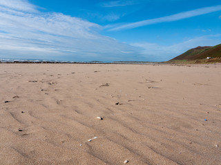 Worms Head South Wales Gower peninsula outside coastal scene