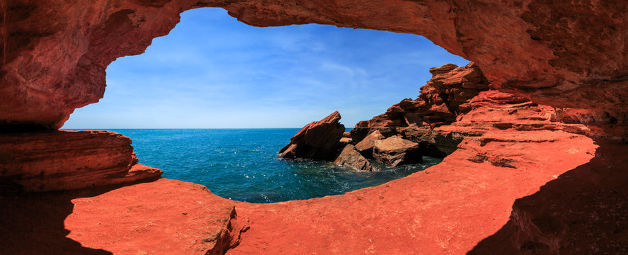 gantheaume point at high tide