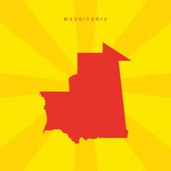 Mauritania Vector Map