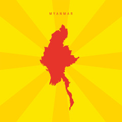 Myanmar Vector Map