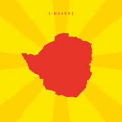 Zimbabwe Vector Map