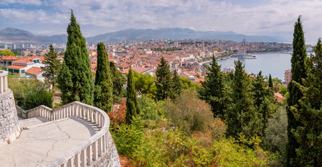Split Croatia from Marjan park