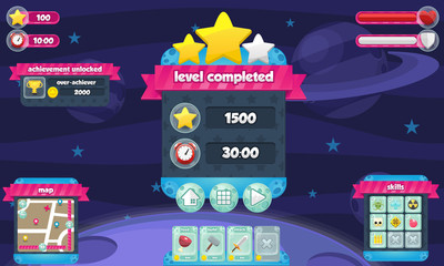 Space Game GUI © pzUH