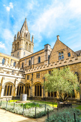 Fototapeta na wymiar Beautiful Architecture Christ Church Cathedral in Oxford, UK