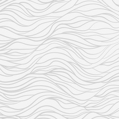 Abstract background with wavy stripes. Repeating waves. Stripe texture with many lines. Wavy line pattern. Black and white illustration