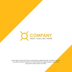 Modern X Letter Logo Template vector icon design