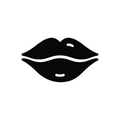 Black solid icon for organ 