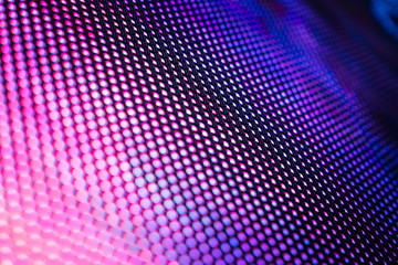 CloseUp LED blurred screen. LED soft focus background. abstract background ideal for design.