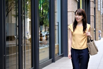 日本人女性のポートレート