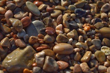 pebbles on the beach