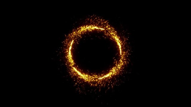 Magic Particles Portal HD loop