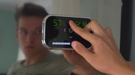 Heating, ventilation, and air conditioning (HVAC) is the technology of indoor environmental comfort. Setting the temperature