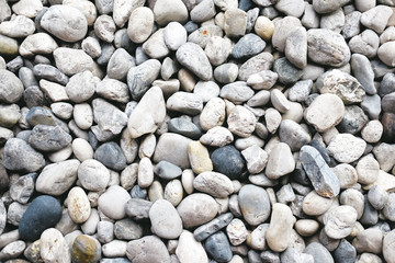 pebble rock stone background texture.
