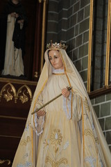 Imagen de la Virgen María, Basílica menor de la Inmaculada Concepción. Jardín, Antioquia, Colombia