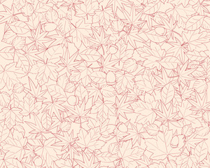 落ち葉のイメージ（淡いピンク）