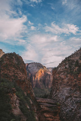 Utah valley at sunset